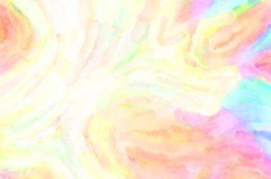 Modern fırça darbeleri. Poster, duvar sanatı, afiş, kart, kitap kapağı veya ambalaj için rahatlatıcı kompozisyonun yumuşak renkli çizimi. Pastel renklerle suluboya.