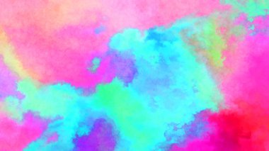 Modern fırça darbeleri. Poster, duvar sanatı, afiş, kart, kitap kapağı veya ambalaj için rahatlatıcı kompozisyonun yumuşak renkli çizimi. Pastel renklerle suluboya.