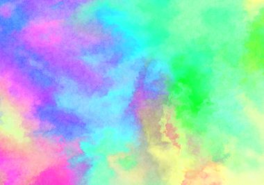 Modern fırça darbeleri. Poster, duvar sanatı, afiş, kart, kitap kapağı veya ambalaj için rahatlatıcı kompozisyonun yumuşak renkli çizimi. Pastel renklerle suluboya.