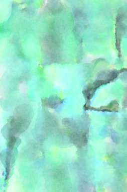 Modern fırça darbeleri. Poster, duvar sanatı, afiş, kart, kitap kapağı veya ambalaj için rahatlatıcı kompozisyonun yumuşak renkli çizimi. Pastel renklerle suluboya.