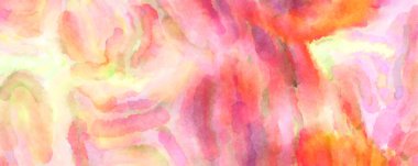 Modern fırça darbeleri. Poster, duvar sanatı, afiş, kart, kitap kapağı veya ambalaj için rahatlatıcı kompozisyonun yumuşak renkli çizimi. Pastel renklerle suluboya.