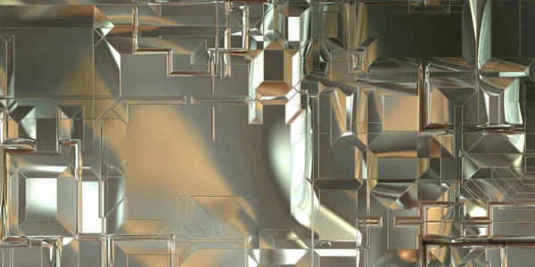 Glossy Satin Finish Surface Technology Pattern Metallic Panel Texture Luxurious — Stock Photo, Image