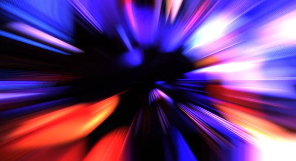 Γρήγορη Υψηλής Ταχύτητας Θόλωμα Φόντο Ζουμ Αφηρημένη Ταπετσαρία Τεχνολογίας Φωτός — Φωτογραφία Αρχείου