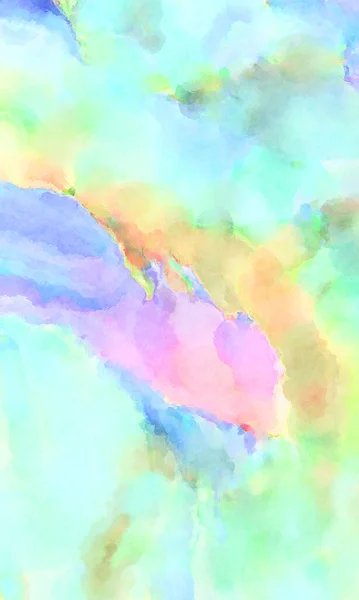 Modern Brush Strokes Painting Soft Color Painted Illustration Soothing Composition — Stock Photo, Image