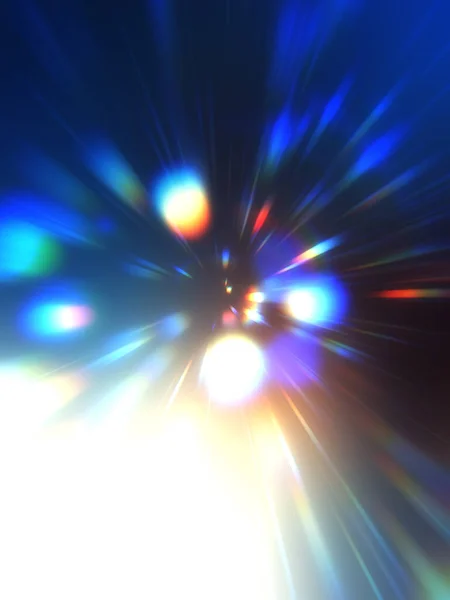 Glossy Vibrant Colorful Wallpaper Light Explosion Star Glowing Particles Lines — Stock Photo, Image