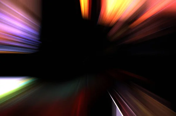 Szybkie Szybkie Rozmycie Tła Zoomu Technologia Światła Abstrakcyjna Tapeta Kolorowe — Zdjęcie stockowe