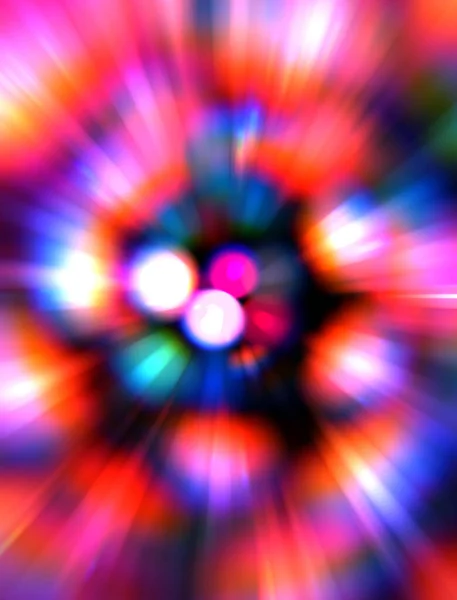 Fondo Pantalla Brillante Vibrante Colorido Estrella Explosión Luz Con Partículas —  Fotos de Stock