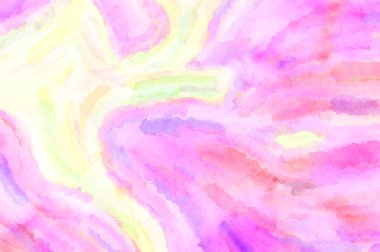 Modern fırça darbeleri. Poster, duvar sanatı, afiş, kart, kitap kapağı veya ambalaj için rahatlatıcı kompozisyonun yumuşak renkli çizimi. Pastel renklerle suluboya.