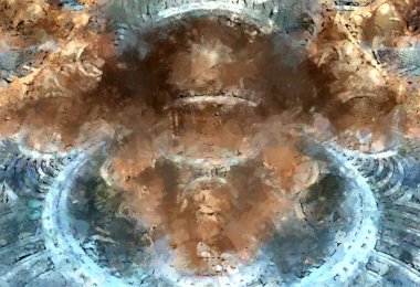 Tuval üzerinde etkileyici fırçalanmış resim. Soyut doku. 2D çizim. Geniş fırça darbeleri. Modern dijital sanat. Çağdaş fırça. Modern ifade. Popüler biçim boyanmış resim.