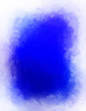 Vahşi ve büyük fırça darbeleri. Beyaz arka planda fırçalanmış soyut resim. Fırça darbesi ile boyanmış. Boya darbeleri. 2B Görüntü.