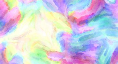 Modern fırça darbeleri. Poster, duvar sanatı, afiş, kart, kitap kapağı veya ambalaj için rahatlatıcı kompozisyonun yumuşak renkli çizimi. Pastel renklerle suluboya.