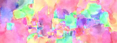 Modern fırça darbeleri. Poster, duvar sanatı, afiş, kart, kitap kapağı veya ambalaj için rahatlatıcı kompozisyonun yumuşak renkli çizimi. Pastel renklerle suluboya.