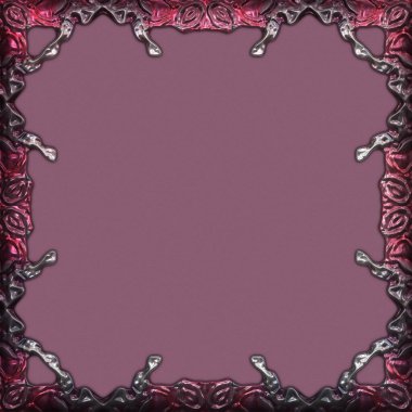 Çerçeve kağıdı. Kart, davetiye ya da albüm olarak harika bir kullanım. Fantezi 3D çizim arka planı. Zarif duvar kâğıdı. Metnin için şablon.