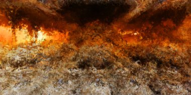 Tuval üzerinde etkileyici fırçalanmış resim. Soyut doku. 2D çizim. Geniş fırça darbeleri. Modern dijital sanat. Çağdaş fırça. Modern ifade. Popüler biçim boyanmış resim.