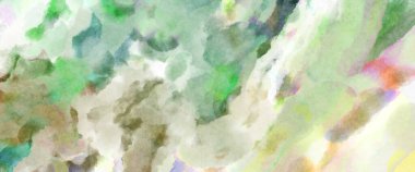 Modern fırça darbeleri. Poster, duvar sanatı, afiş, kart, kitap kapağı veya ambalaj için rahatlatıcı kompozisyonun yumuşak renkli çizimi. Pastel renklerle suluboya.