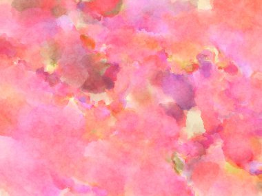 Modern fırça darbeleri. Poster, duvar sanatı, afiş, kart, kitap kapağı veya ambalaj için rahatlatıcı kompozisyonun yumuşak renkli çizimi. Pastel renklerle suluboya.