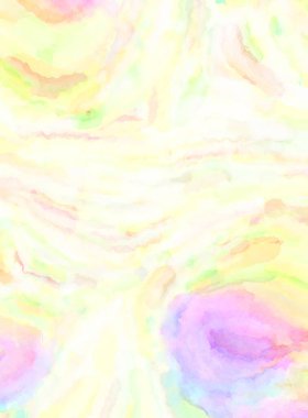 Modern fırça darbeleri. Poster, duvar sanatı, afiş, kart, kitap kapağı veya ambalaj için rahatlatıcı kompozisyonun yumuşak renkli çizimi. Pastel renklerle suluboya.