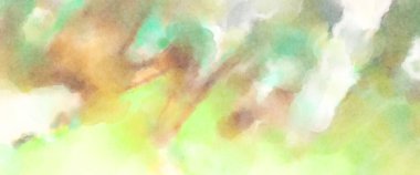 Modern fırça darbeleri. Poster, duvar sanatı, afiş, kart, kitap kapağı veya ambalaj için rahatlatıcı kompozisyonun yumuşak renkli çizimi. Pastel renklerle suluboya.