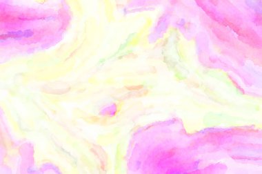 Modern fırça darbeleri. Poster, duvar sanatı, afiş, kart, kitap kapağı veya ambalaj için rahatlatıcı kompozisyonun yumuşak renkli çizimi. Pastel renklerle suluboya.