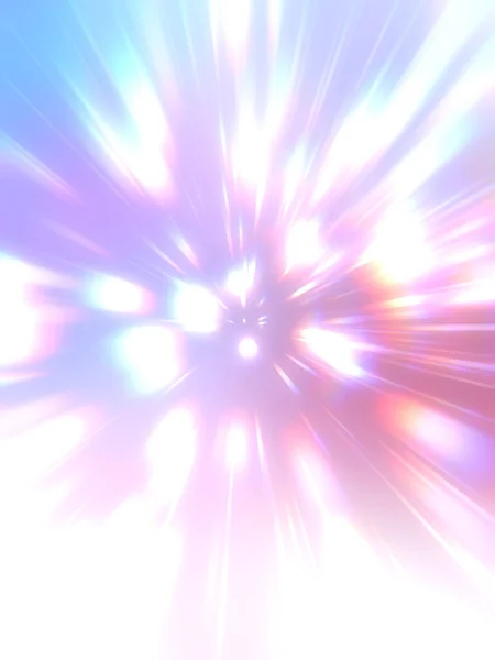 Glossy Vibrant Colorful Wallpaper Light Explosion Star Glowing Particles Lines — Stock Photo, Image