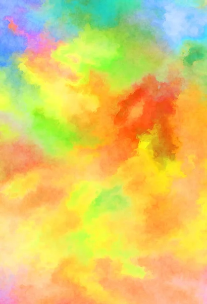 Modern Brush Strokes Painting Soft Color Painted Illustration Soothing Composition — Stock Photo, Image