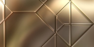 Üç boyutlu metalik panel dokusu. Renkli, parlak, soyut duvar kağıdı. Geometrik teknolojik parlak yansıtıcı arkaplan.