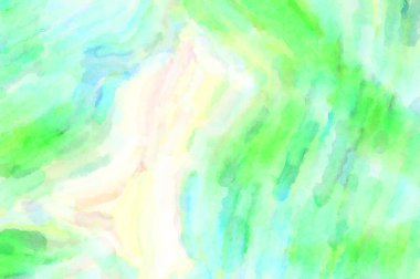 Modern fırça darbeleri. Poster, duvar sanatı, afiş, kart, kitap kapağı veya ambalaj için rahatlatıcı kompozisyonun yumuşak renkli çizimi. Pastel renklerle suluboya.