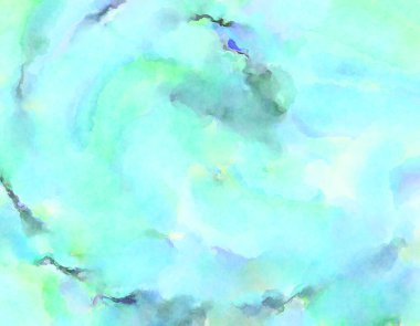 Modern fırça darbeleri. Poster, duvar sanatı, afiş, kart, kitap kapağı veya ambalaj için rahatlatıcı kompozisyonun yumuşak renkli çizimi. Pastel renklerle suluboya.