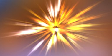 Parlak, canlı ve renkli duvar kağıtları. Parlayan parçacıkları ve çizgileri olan ışık patlaması yıldızı. Güzel soyut ışın arkaplanı.