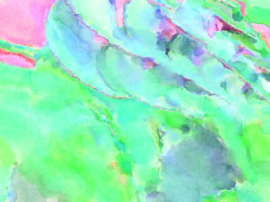 Modern fırça darbeleri. Poster, duvar sanatı, afiş, kart, kitap kapağı veya ambalaj için rahatlatıcı kompozisyonun yumuşak renkli çizimi. Pastel renklerle suluboya.