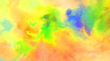 Modern fırça darbeleri. Poster, duvar sanatı, afiş, kart, kitap kapağı veya ambalaj için rahatlatıcı kompozisyonun yumuşak renkli çizimi. Pastel renklerle suluboya.