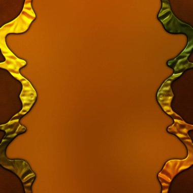 Çerçeve kağıdı. Kart, davetiye ya da albüm olarak harika bir kullanım. Fantezi 3D çizim arka planı. Zarif duvar kâğıdı. Metnin için şablon.