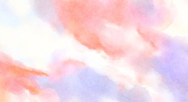 Modern fırça darbeleri. Poster, duvar sanatı, afiş, kart, kitap kapağı veya ambalaj için rahatlatıcı kompozisyonun yumuşak renkli çizimi. Pastel renklerle suluboya.