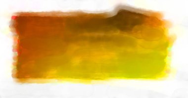 Soyut renkli suluboya çerçeve beyaz arkaplanda izole edildi. Dijital resim. Tasarım veya metnin için fırça şablonu.