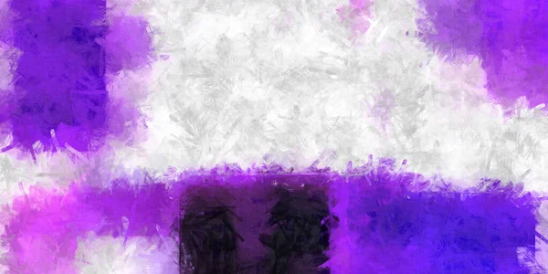 Doğrusal ve geometrik şekilli modern sanat. Renkli çağdaş sanat eserleri. Painton tuvalinin renk vuruşları. Soyut arkaplanda fırça darbeleri. Fırça boyası. Duvar sanatı.