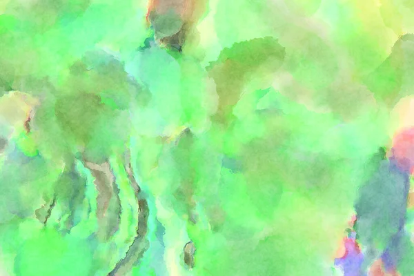 Modern fırça darbeleri. Poster, duvar sanatı, afiş, kart, kitap kapağı veya ambalaj için rahatlatıcı kompozisyonun yumuşak renkli çizimi. Pastel renklerle suluboya.