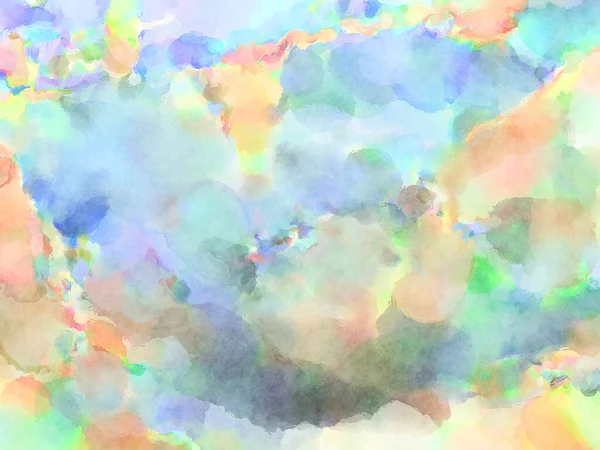 Modern Brush Strokes Painting Soft Color Painted Illustration Soothing Composition — Stock Photo, Image