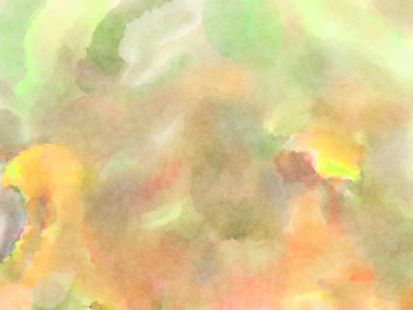 Modern fırça darbeleri. Poster, duvar sanatı, afiş, kart, kitap kapağı veya ambalaj için rahatlatıcı kompozisyonun yumuşak renkli çizimi. Pastel renklerle suluboya.