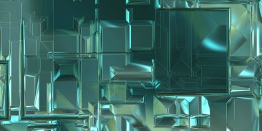 Parlak saten kaplama yüzey teknolojisi 3 boyutlu desen. Lüks yansımalı metal panel dokusu. Arkaplan, duvar kağıdı, uzay gemisi gövdesi için cilalanmış geometrik metal yansıtıcı fütüristik malzeme.