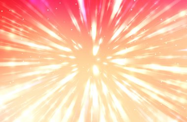 Parlak, canlı ve renkli duvar kağıtları. Parlayan parçacıkları ve çizgileri olan ışık patlaması yıldızı. Güzel soyut ışın arkaplanı.