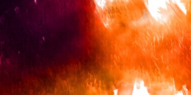 Vahşi ve büyük fırça darbeleri. Beyaz arka planda fırçalanmış soyut resim. Fırça darbesi ile boyanmış. Boya darbeleri. 2B Görüntü.