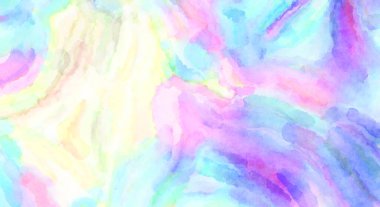 Modern fırça darbeleri. Poster, duvar sanatı, afiş, kart, kitap kapağı veya ambalaj için rahatlatıcı kompozisyonun yumuşak renkli çizimi. Pastel renklerle suluboya.