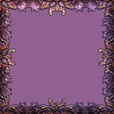 Çerçeve kağıdı. Kart, davetiye ya da albüm olarak harika bir kullanım. Fantezi 3D çizim arka planı. Zarif duvar kâğıdı. Metnin için şablon.