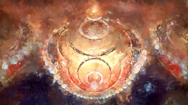 Tuval üzerinde etkileyici fırçalanmış resim. Soyut doku. 2D çizim. Geniş fırça darbeleri. Modern dijital sanat. Çağdaş fırça. Modern ifade. Popüler biçim boyanmış resim.