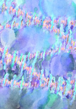 Modern fırça darbeleri. Poster, duvar sanatı, afiş, kart, kitap kapağı veya ambalaj için rahatlatıcı kompozisyonun yumuşak renkli çizimi. Pastel renklerle suluboya.