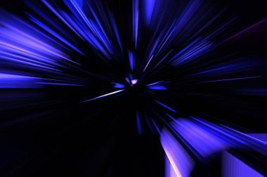 Hızlı yüksek hız bulanıklaştırma arkaplanı. Işık teknolojisi soyut duvar kağıdı. Renkli ışık enerjisi parlamaları. Çarpık grafik hareket arkaplanı. Dinamik patlama flaşı. İvme etkisi.