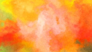 Modern fırça darbeleri. Poster, duvar sanatı, afiş, kart, kitap kapağı veya ambalaj için rahatlatıcı kompozisyonun yumuşak renkli çizimi. Pastel renklerle suluboya.