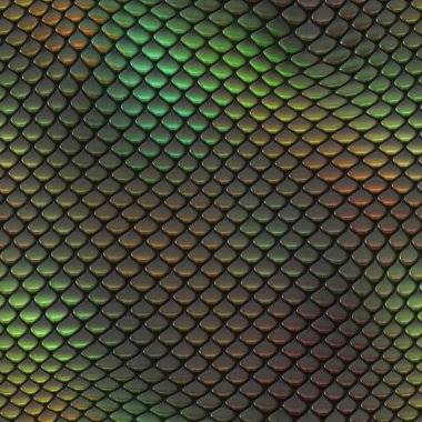 Kusursuz bir fantezi modeli. Sürüngen dokusu. Renkli ve canlı fayanslar. Egzotik fayanslı yüzey. Doğa baskısı.