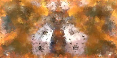 Tuval üzerinde etkileyici fırçalanmış resim. Soyut doku. 2D çizim. Geniş fırça darbeleri. Modern dijital sanat. Çağdaş fırça. Modern ifade. Popüler biçim boyanmış resim.