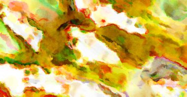 Modern fırça darbeleri. Poster, duvar sanatı, afiş, kart, kitap kapağı veya ambalaj için rahatlatıcı kompozisyonun yumuşak renkli çizimi. Pastel renklerle suluboya.